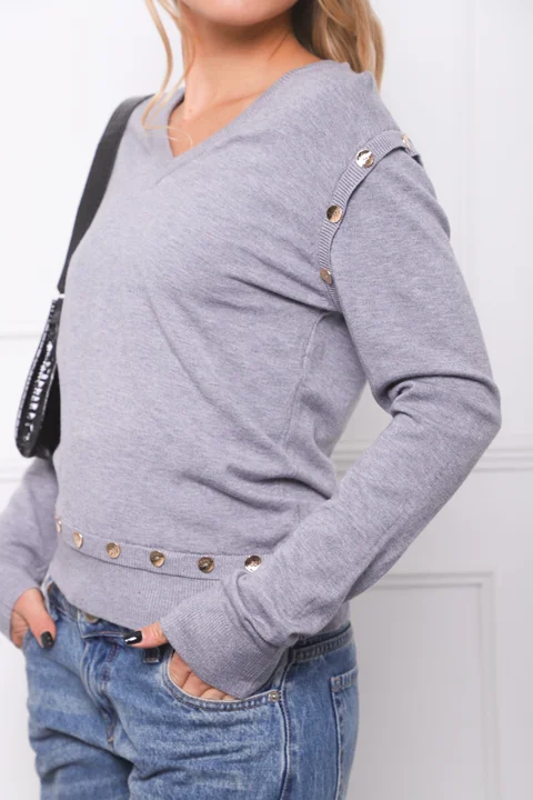 Sweater BURI Bremer Con Botones GU825