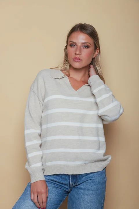 Sweater Chomba BRUNEI Bremer Rayado GUL822