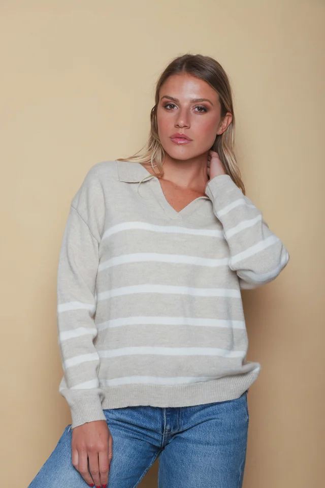 Sweater Chomba BRUNEI Bremer Rayado GUL822