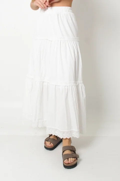 Pollera VISCAYA Paisana Con Puntilla GUN62284