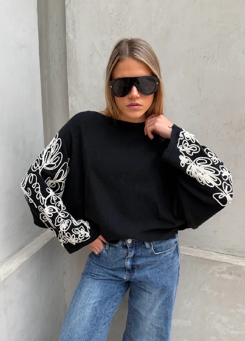 Sweater CLOUD Bordado GU847