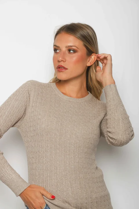 Sweater KALU Trenzado Lurex GUL656