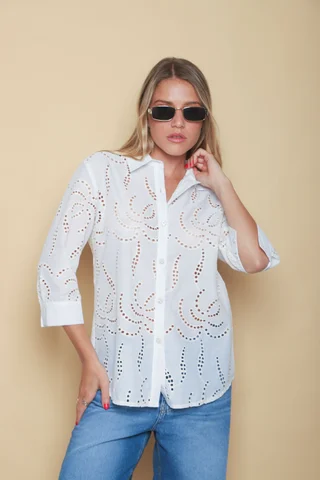 Camisa Marroqui Bordada GUK70024 - Vista 6