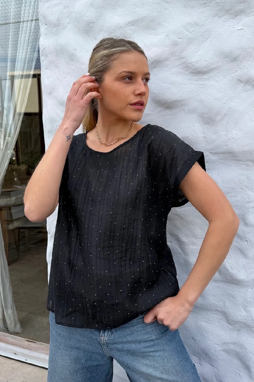 Remera ALICE Premium Bambula con Strass GU6222
