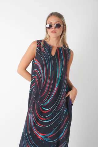 Vestido AURA DE COLORES GU259 - Vista 6