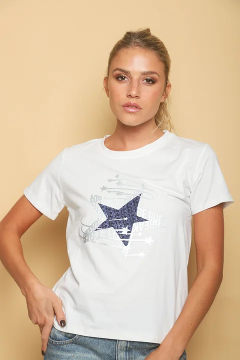 Remera Estrella BREAK LESS GUJ5219