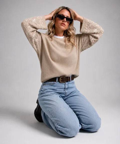 Sweater CLOUD Bordado GU847