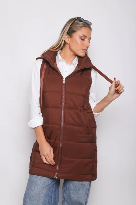 Chaleco Largo Botones ALPES GU98507