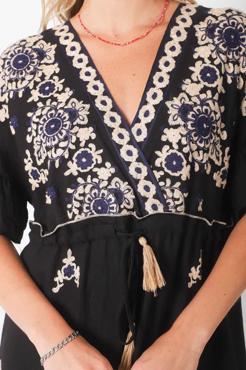 Vestido ZARAGOZA Bordado GU0533