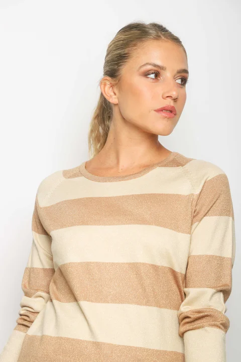 Sweater LOBBIE Rayado Lurex GUL811