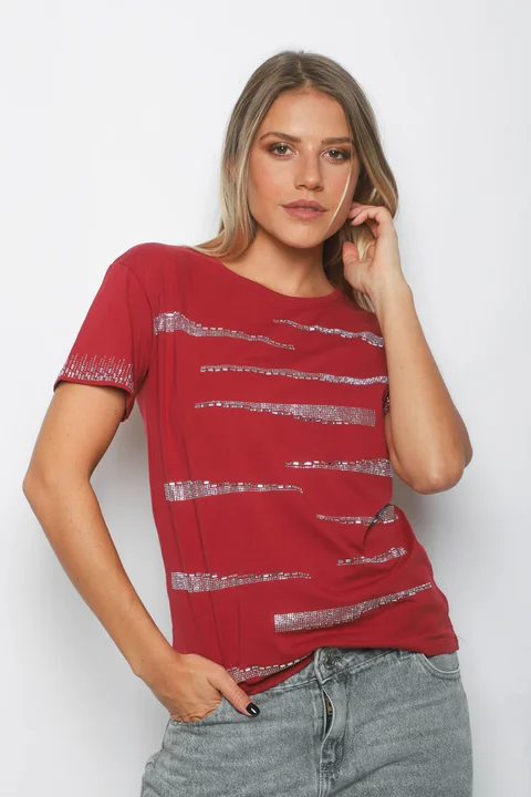 Remera SIDNEY c/strass GV919307