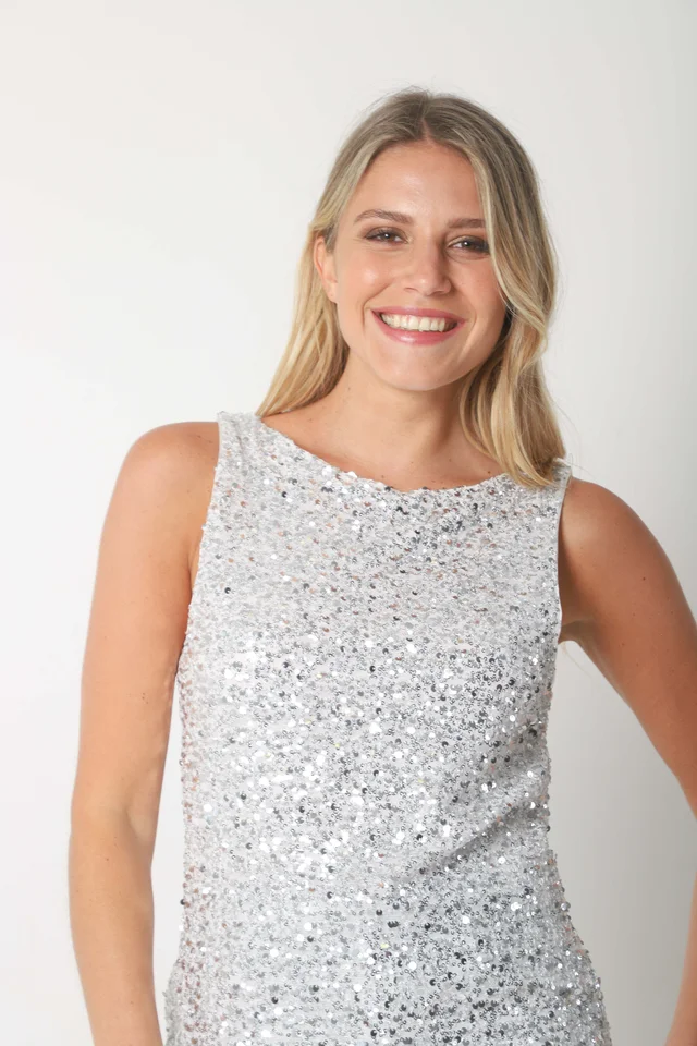 Musculosa ORCEL c/ Lentejuelas Forrada GU5151