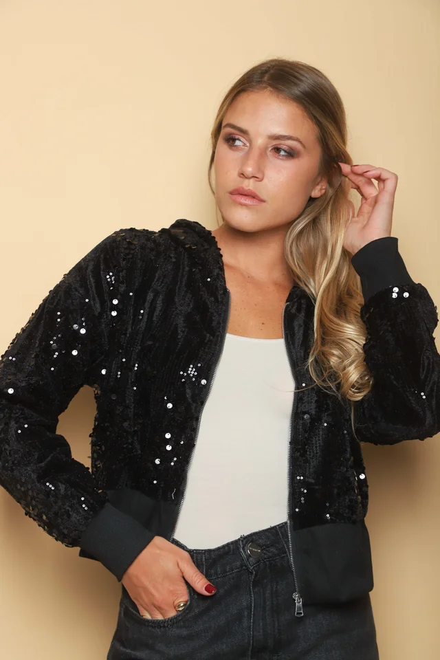 Camperita Lluvia Lentejuelas C/ Capucha GU70085