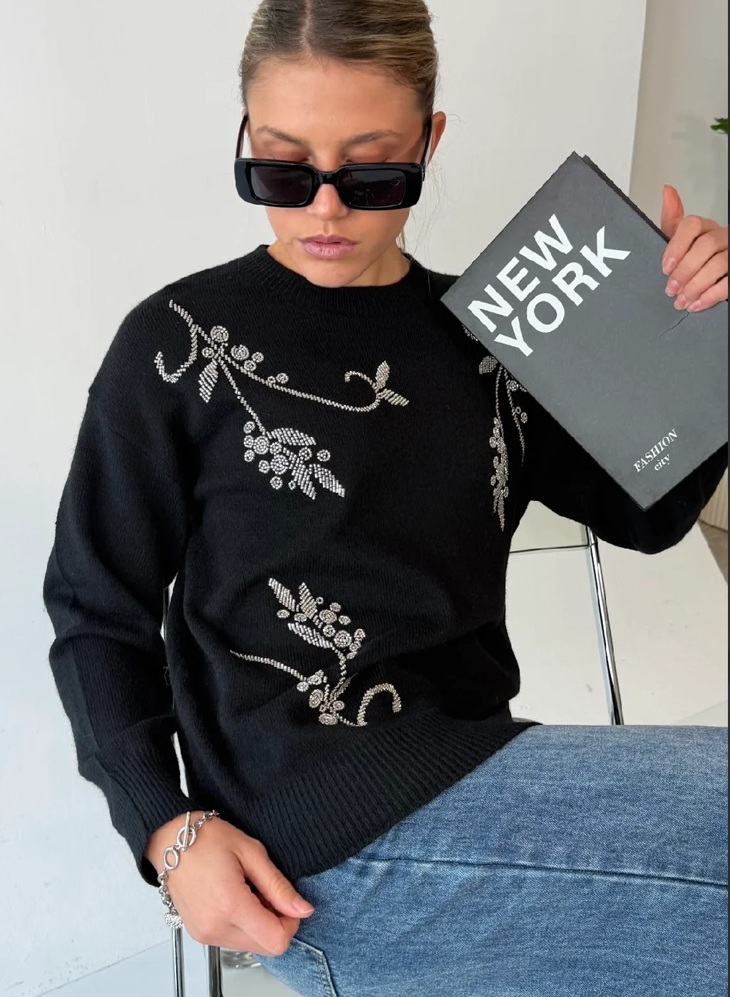 Sweater NORTH c/canutillo GU405834