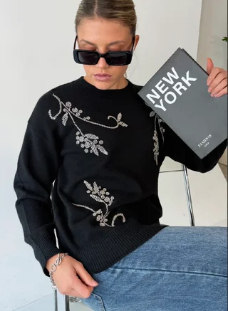 Sweater NORTH c/canutillo GU405834 - Vista 5