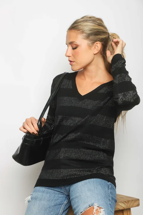 Sweater REGINA Bremer Lurex GUL629