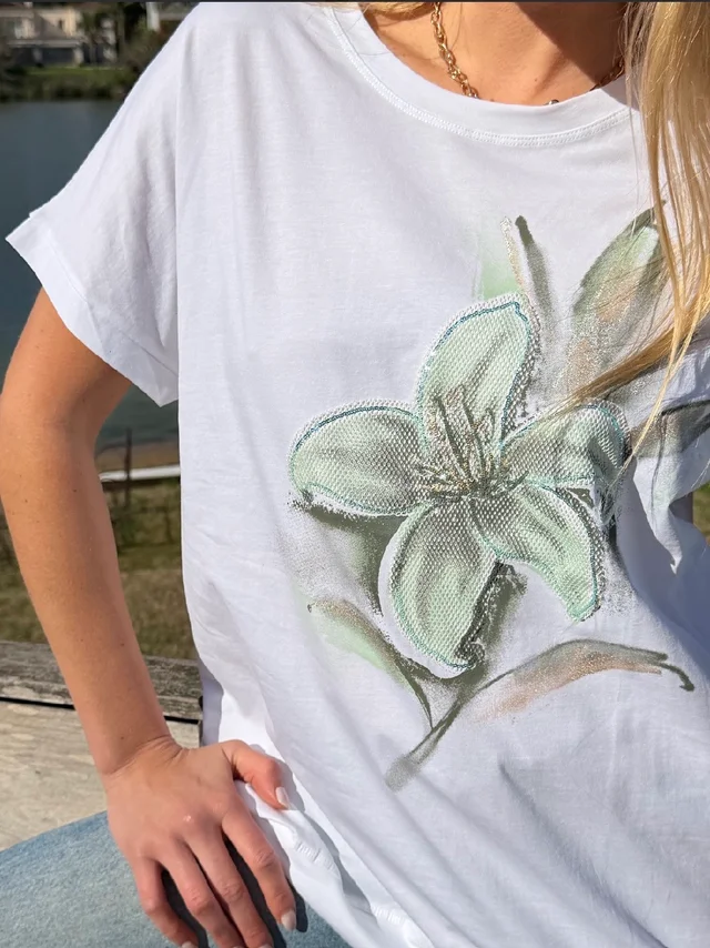 Remera GREEN BAMBOO Bordado GU10714