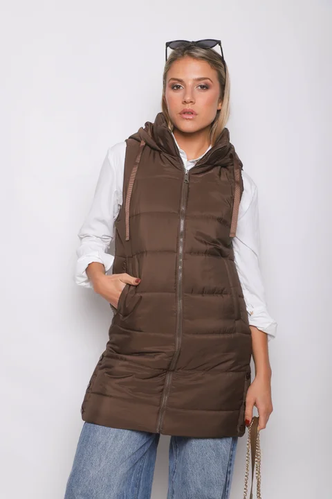 Chaleco Largo Botones ALPES GU98507