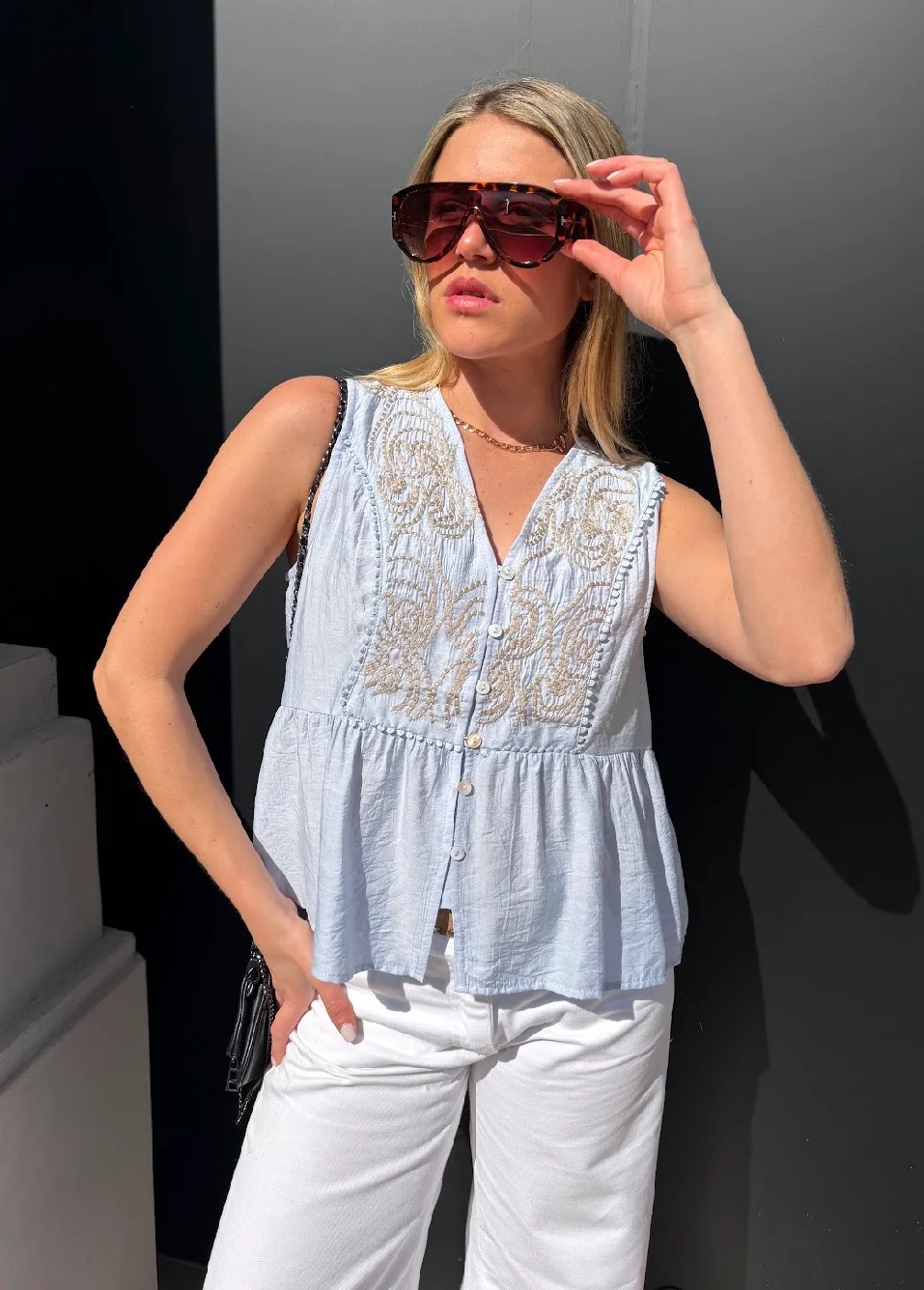 Blusa SUCRE Bordada GUV56