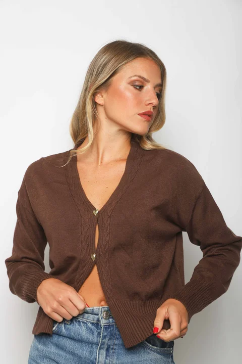 Saco Bremer MAVERICK con Botones Corazon Strass GUL621