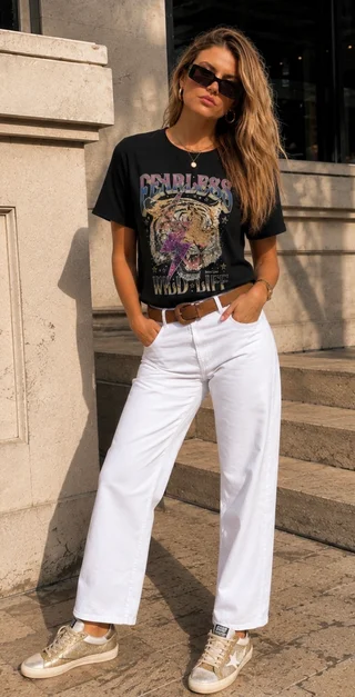 Remera FEARLESS Brillos GU5122 - Vista 6