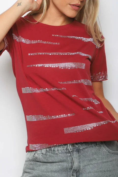 Remera SIDNEY c/strass GV919307