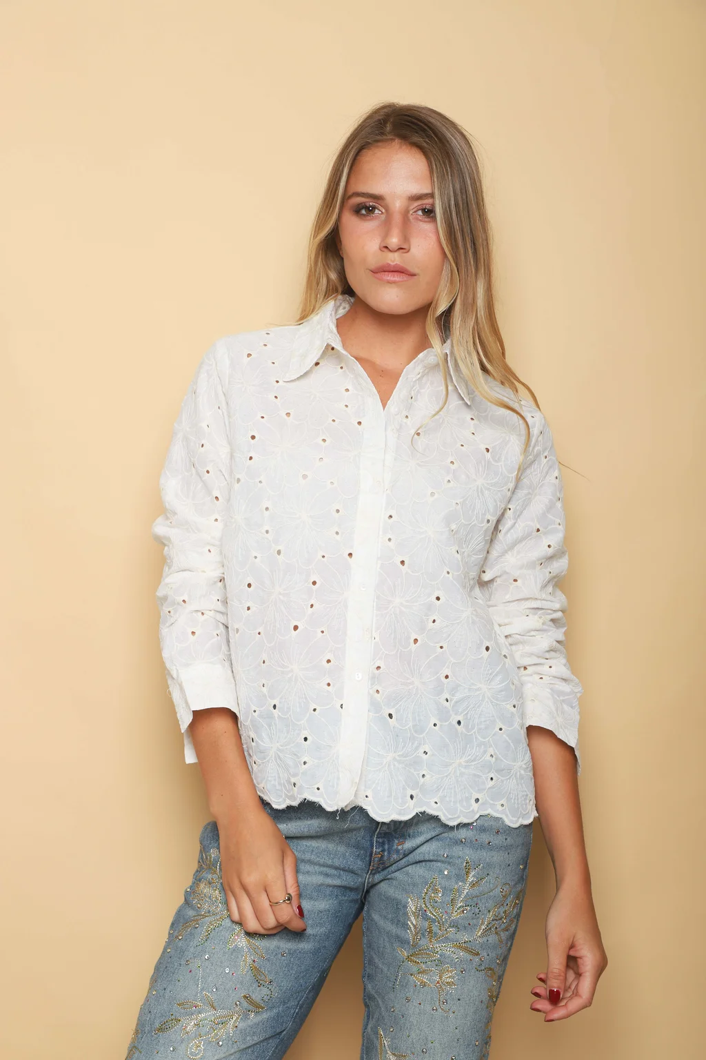 Camisa BALLYS Bordada GU70011