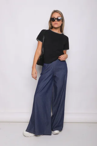 Maxi Palazo Denim  - Vista 1
