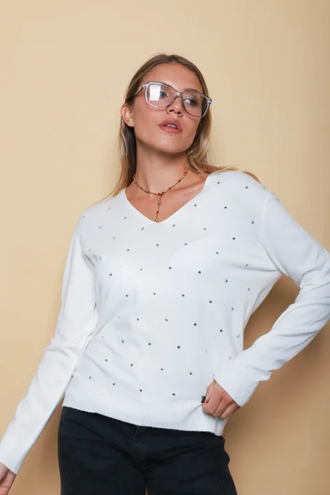 Sweater SENA Bremer c/ Strass GU615