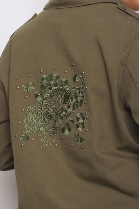  Camisa WANSEL Gabardina Bordada GU70284