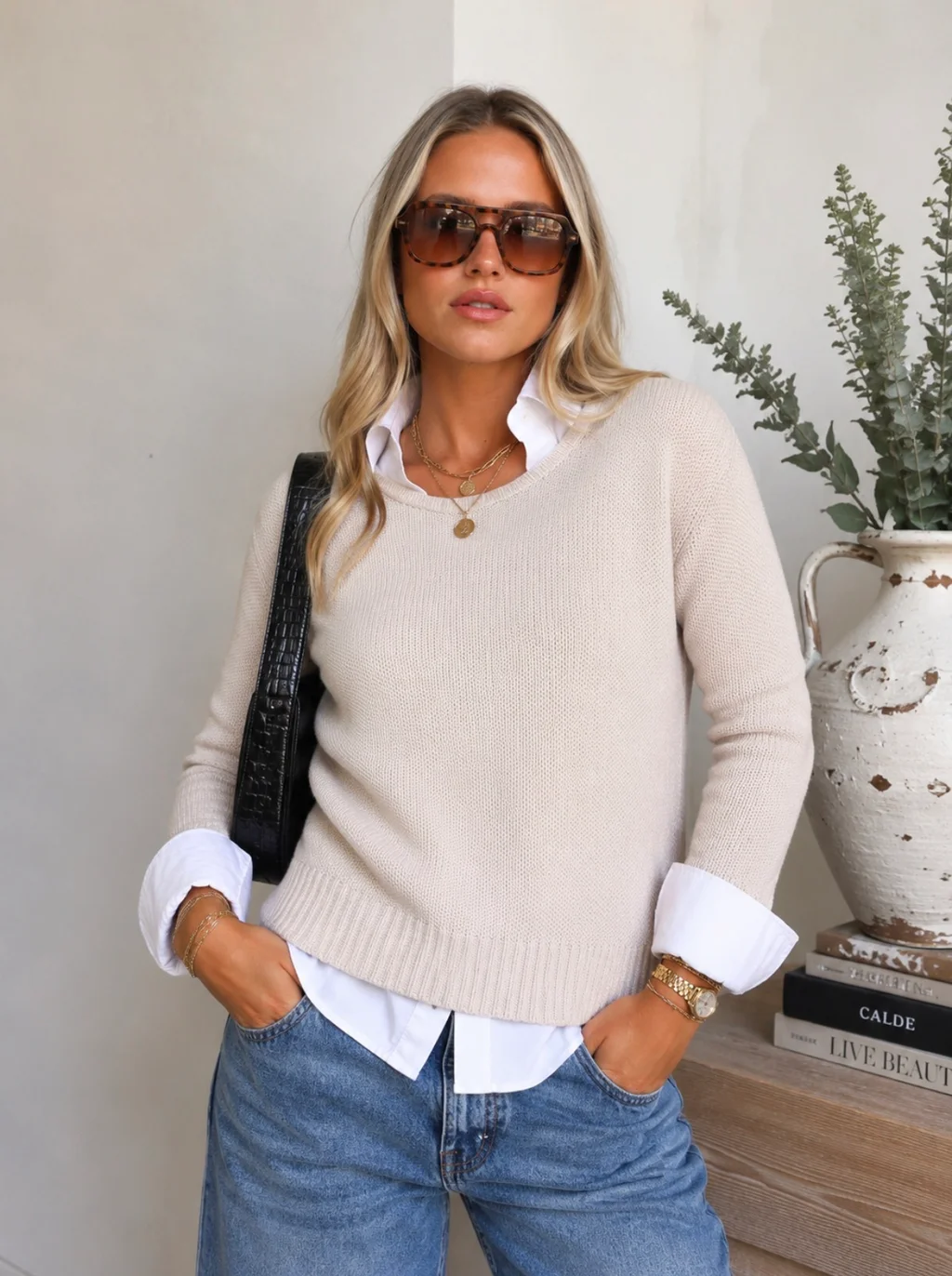 Sweater DIXIE Tejido c/Lurex GUL849