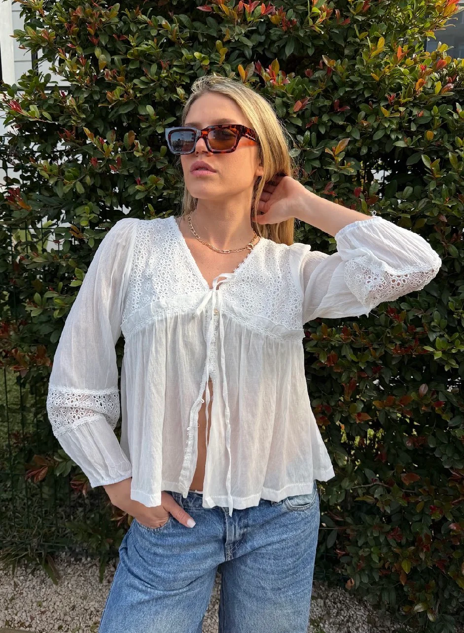 Blusa ROCKET Con Broderie  GU70123