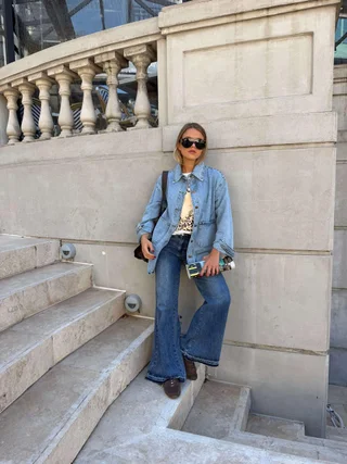 Camisaco TENCEL Oversize Jean GU01801 - Vista 6