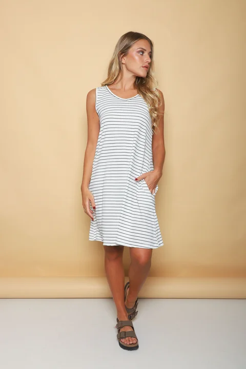 Vestido WAINE Morley Rayado 