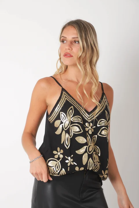 Musculosa REINIS Gasa c/canutillos GUK70130