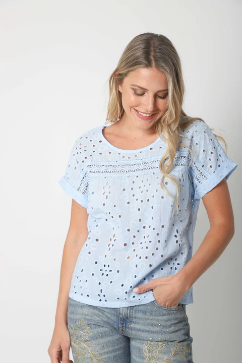 Blusa NADINE Broderie Bordada GUK70203