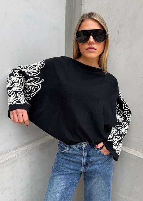 Sweater CLOUD Bordado GU847