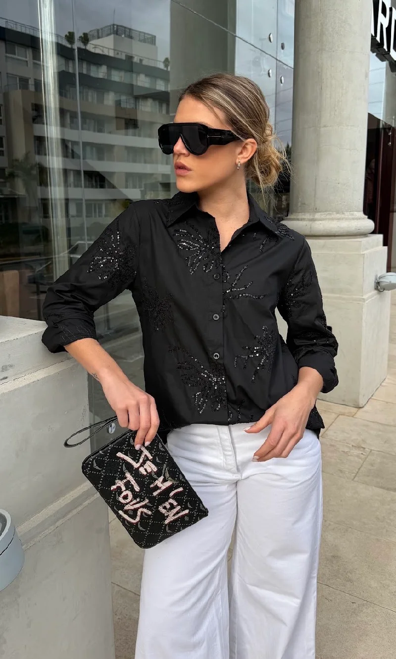 Camisa FLORENTINA Bordada GU278768