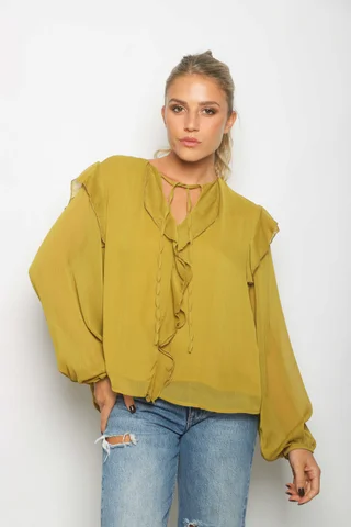 Blusa KIMBERLY Gasa GUK70279 - Vista 5