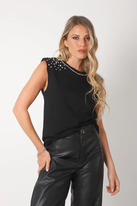 Musculosa SHARON c/piedras GU731