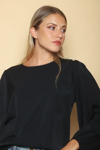 Camisola CHELSEA c/ Manga Larga Ancha Plizada GU0340 - Vista 6