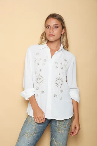 Camisa RONDA Bordada GUK70239 - Vista 1