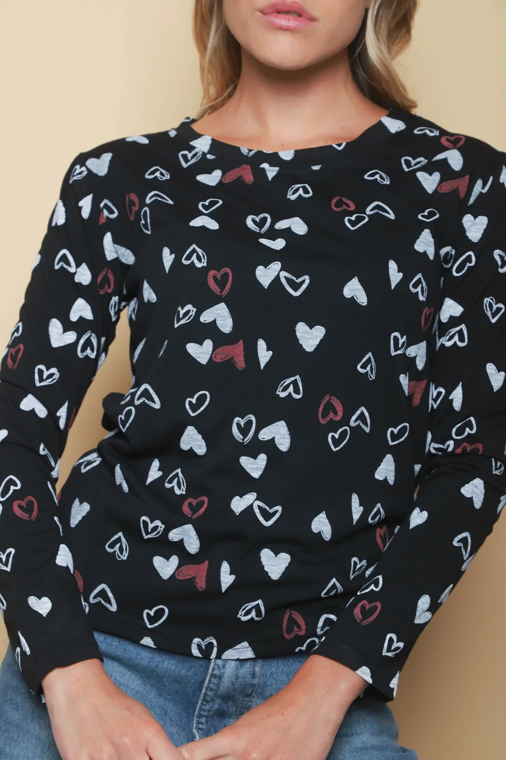 Remera Black Cuore