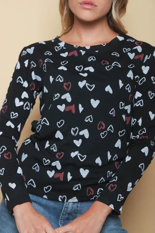 Remera Black Cuore - Vista 5