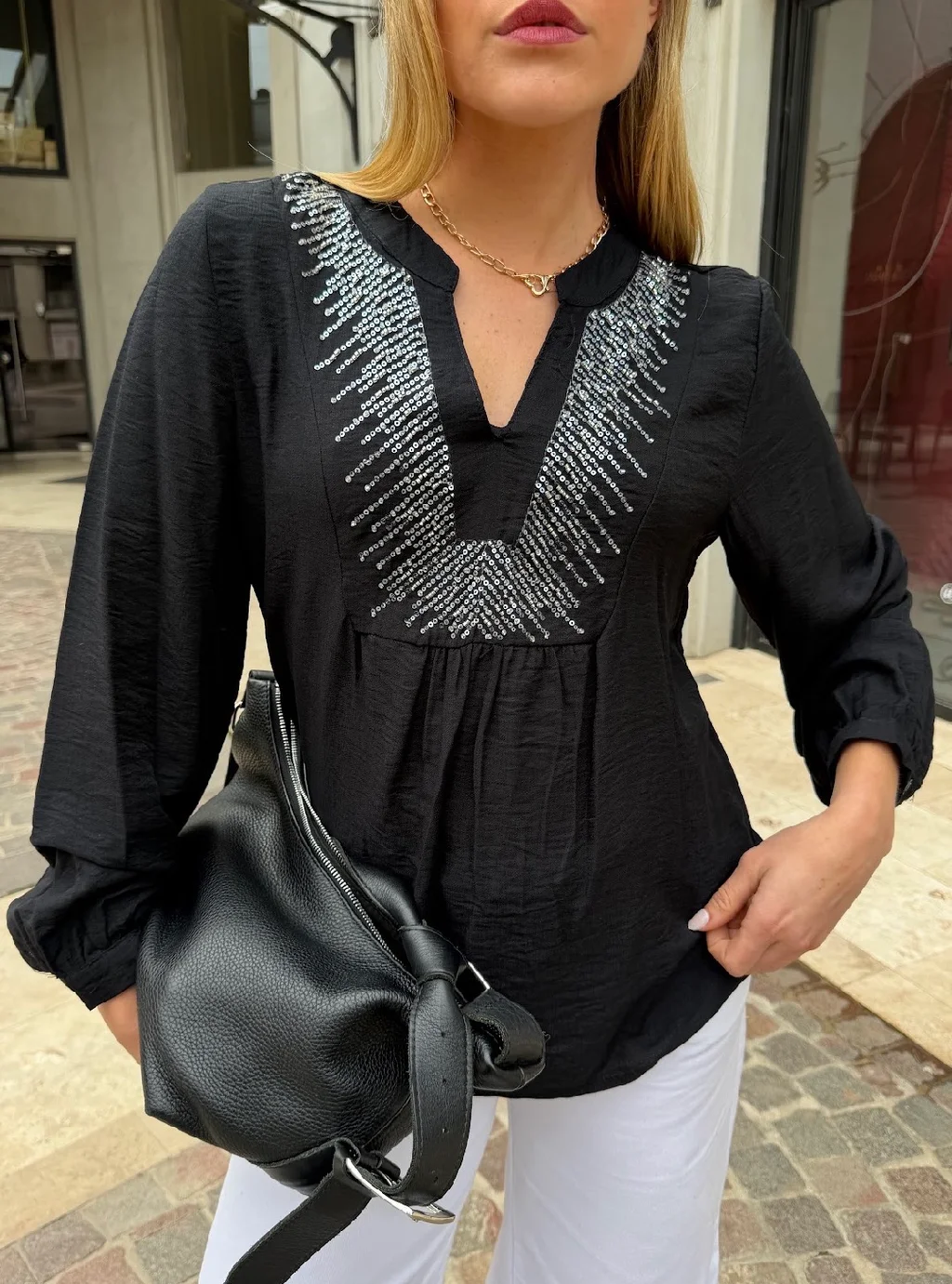 Blusa GUILBOA Bordada GU 6217