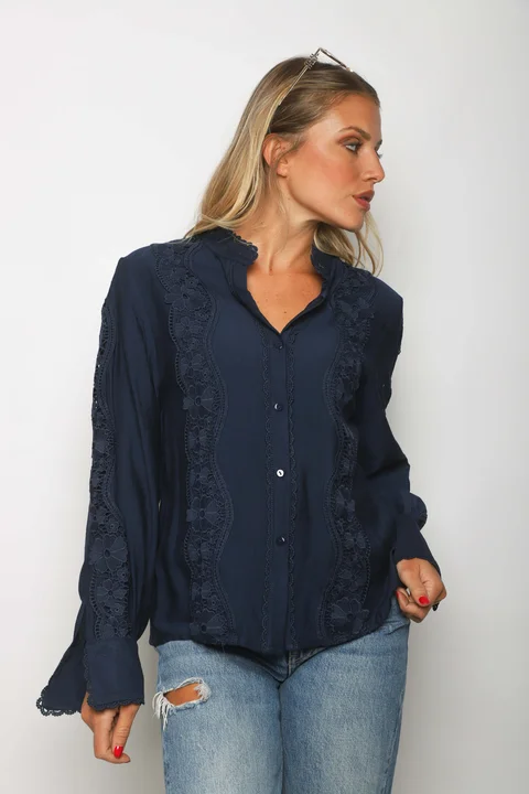 Camisa DOMENICA Bordada GUP33014