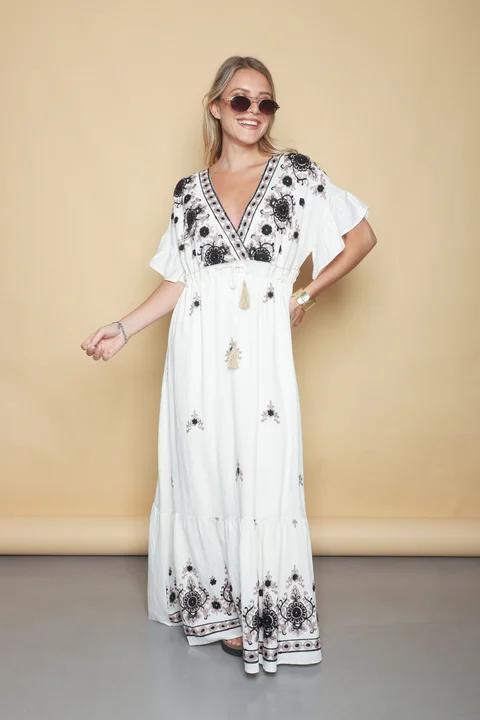 Vestido ZARAGOZA Bordado GU0533