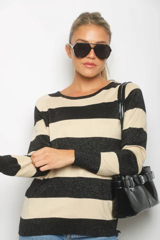 Sweater LOBBIE Rayado Lurex GUL811 - Vista 2