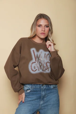 Buzo WHO CARES Gamuzado GUK70076 - Vista 6