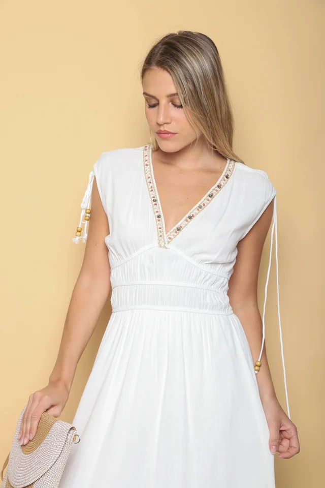 Vestido TAILAND lino GU0553